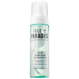 FULL SIZE Isle of Paradise Glow Clear Self Tanning Mousse Medium New and Sealed